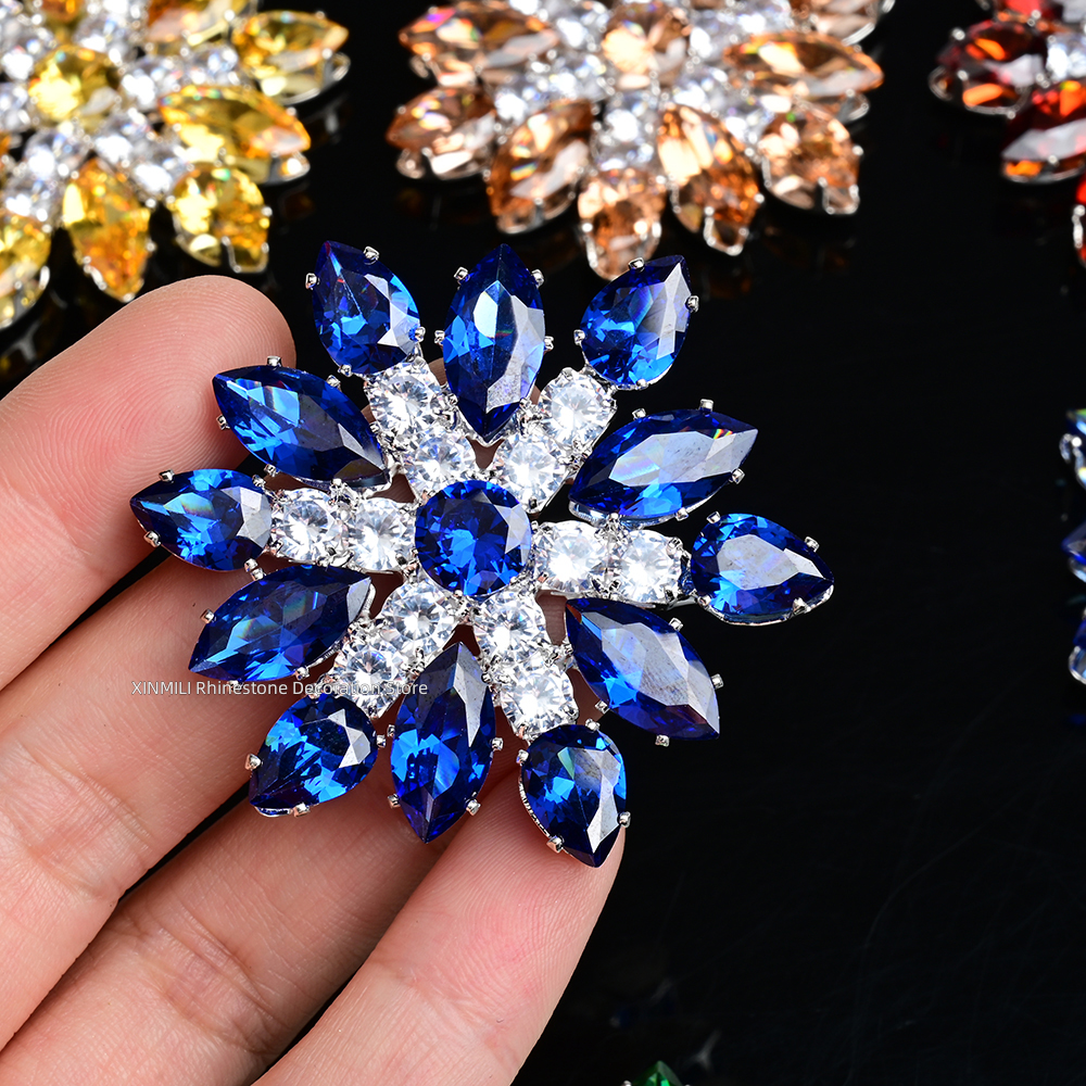 2Pcs Luxury Zircon Crystal Fla – Embellishment Glue Craft recenzja i cena