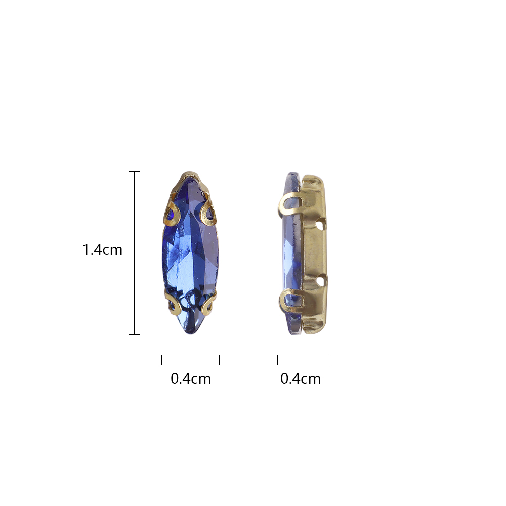 20Pcs 4x15mm Horse eye Crystal – Sew On Rhinestone recenzja i cena