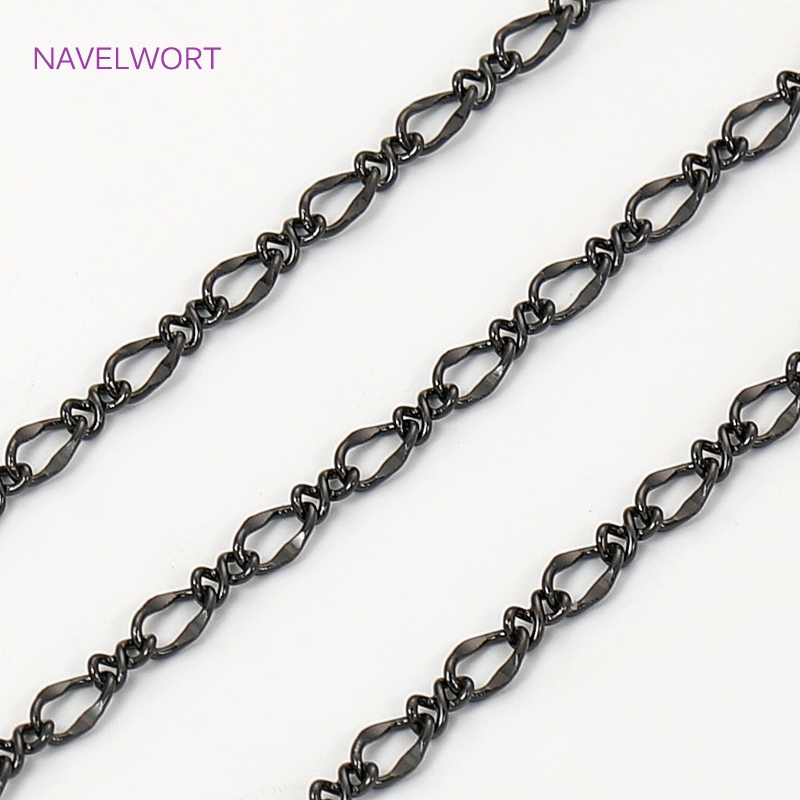 Black Color Oval Thin Chains F – Embroidery Craft recenzja i cena