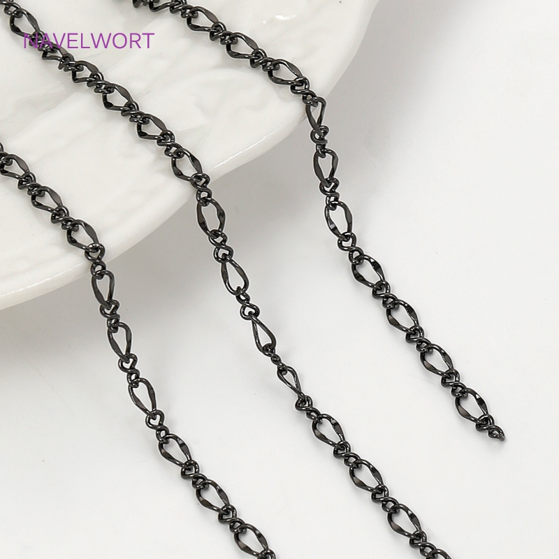 Black Color Oval Thin Chains F – Embroidery Craft recenzja i cena