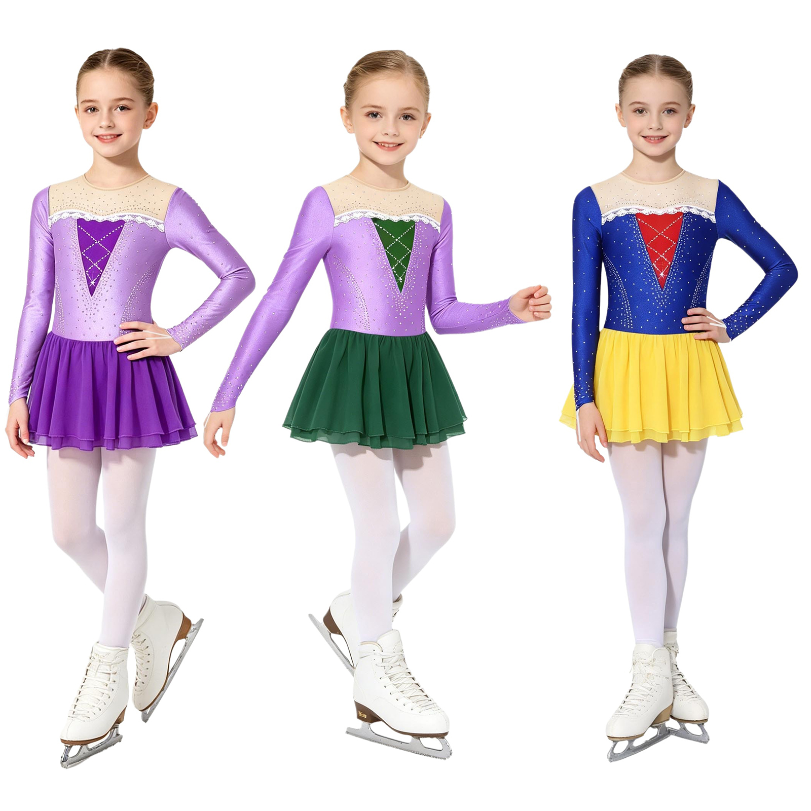 6-16Y Girls Princess Dance Dre – Rhinestone Banding Trim recenzja i cena