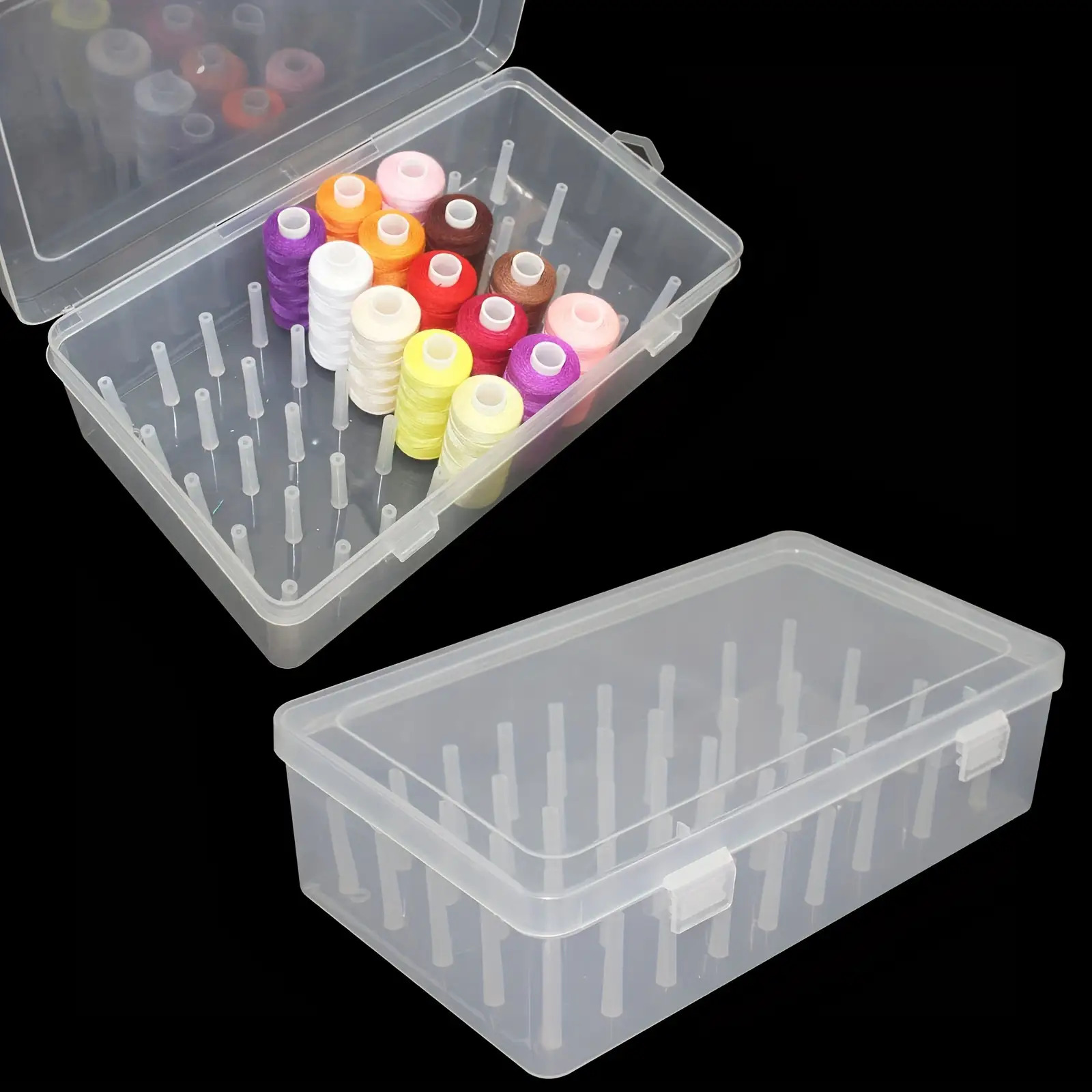 Clear Plastic Sewing Thread St – Craft Embellishment Storage recenzja i cena