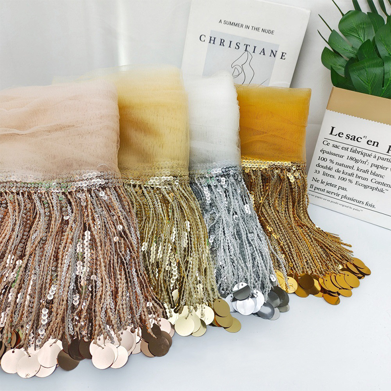 10 Yards Sequins Tassel Lace T – Lace Ribbon Trim recenzja i cena