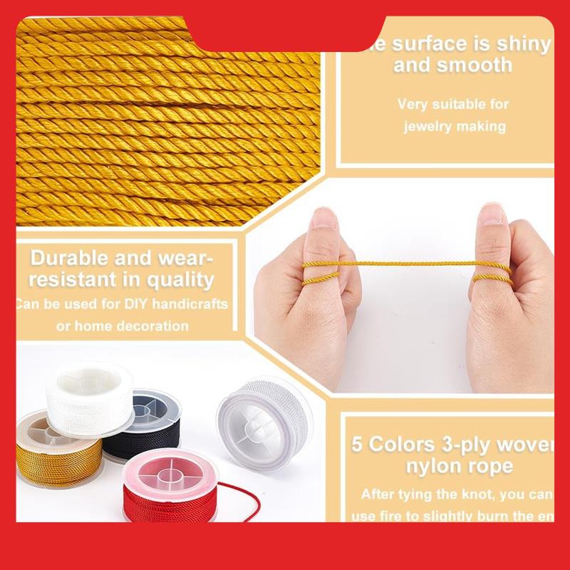 Twisted Nylon Cord 3-Ply Satin – Cord Trim Twisted recenzja i cena