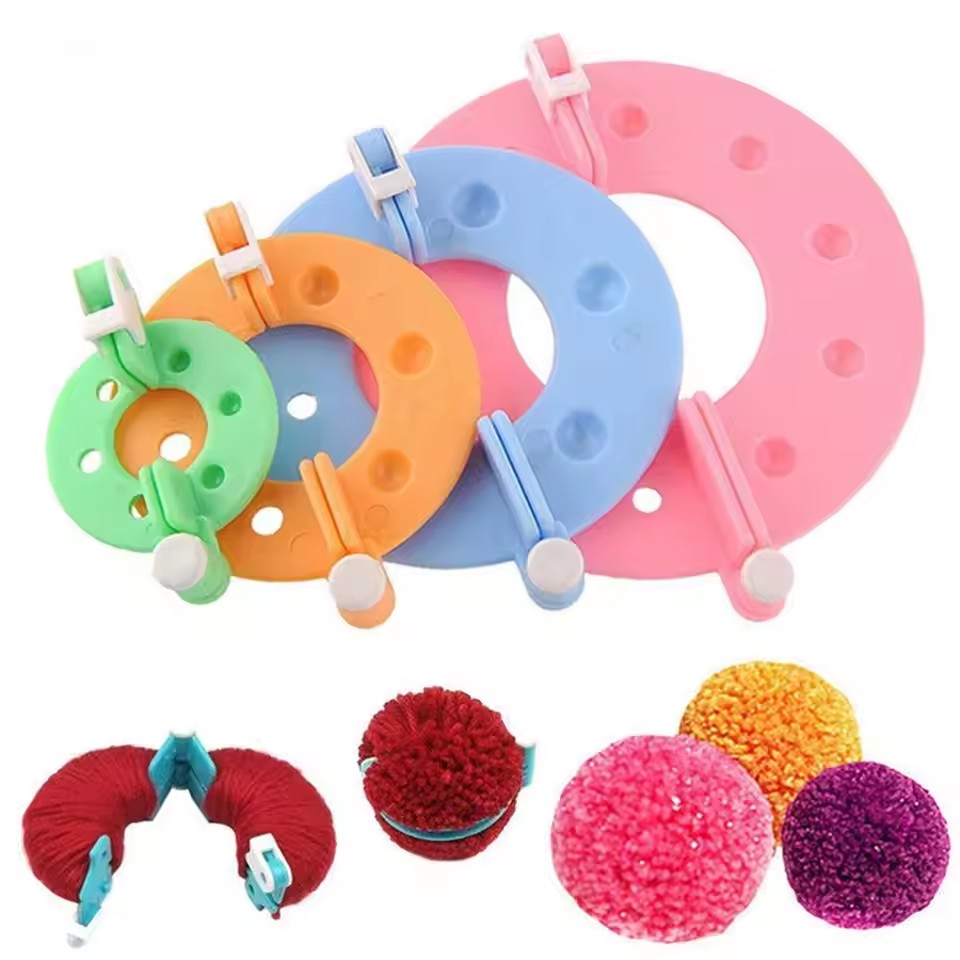 8PCS 4 Sizes Fluff Ball Weaver – Pom Pom Maker Tool recenzja i cena