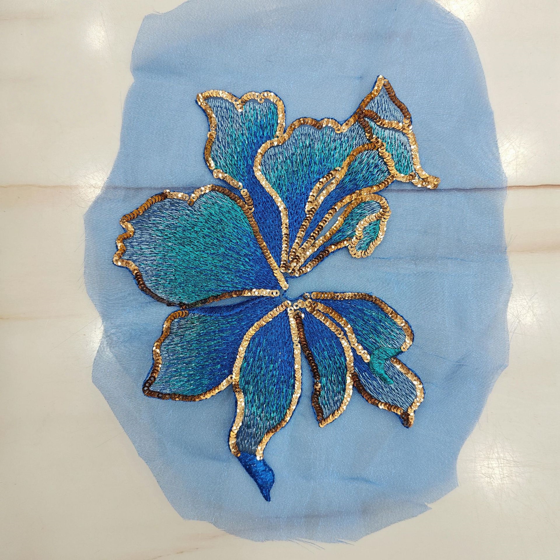 Organza Embroidery Applique Pa – Craft Embellishment recenzja i cena
