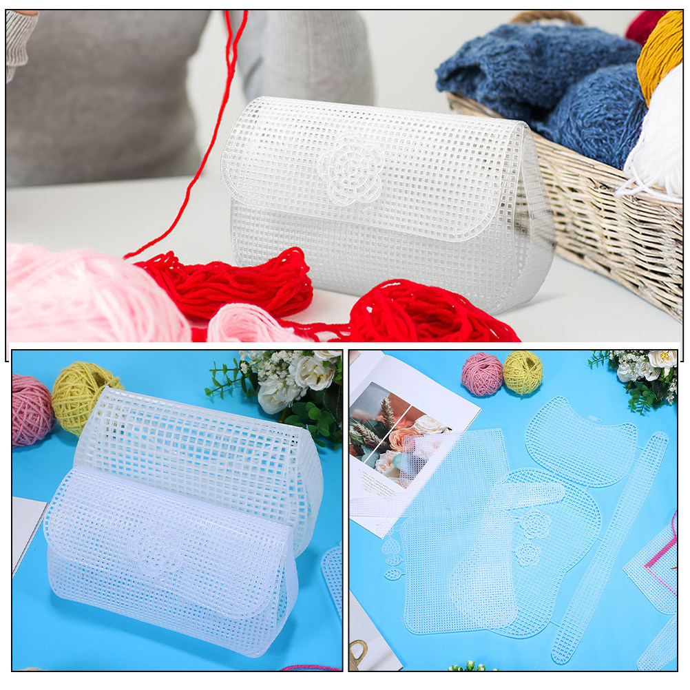 10Sets DIY Plastic Mesh Sheets – Embroidery Craft recenzja i cena