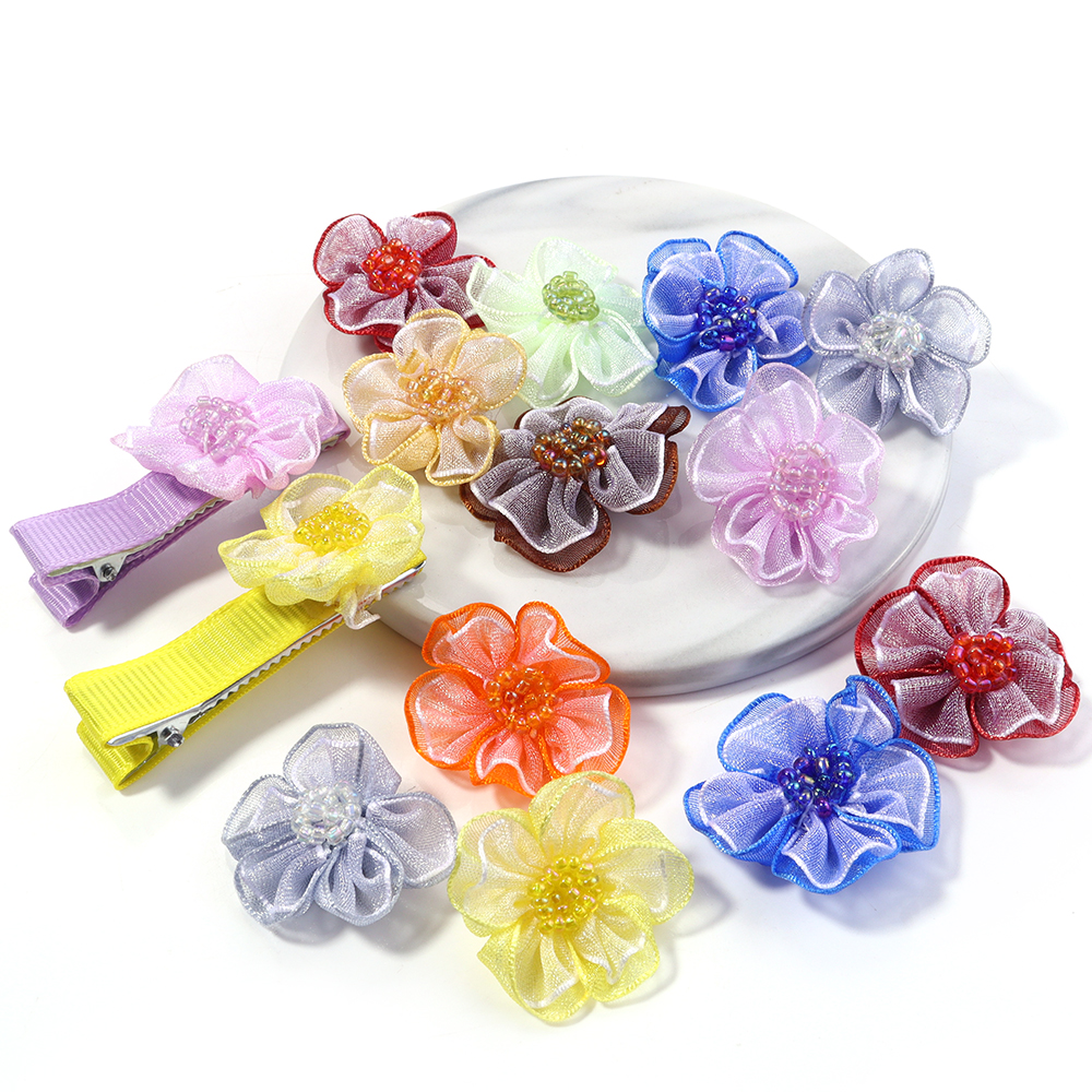 10Pcs/Lot Mesh Flower Applique – Applique Patch Flower recenzja i cena