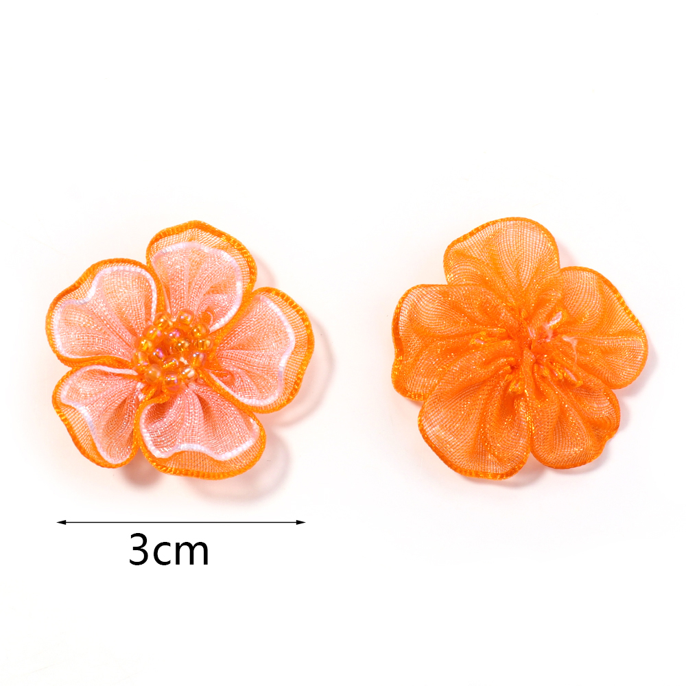10Pcs/Lot Mesh Flower Applique – Applique Patch Flower recenzja i cena
