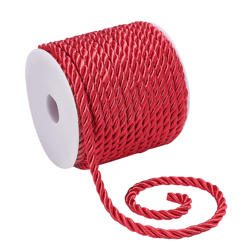 19.6 Yard Red Silk Rope 3-Ply  – Cord Trim Twisted recenzja i cena