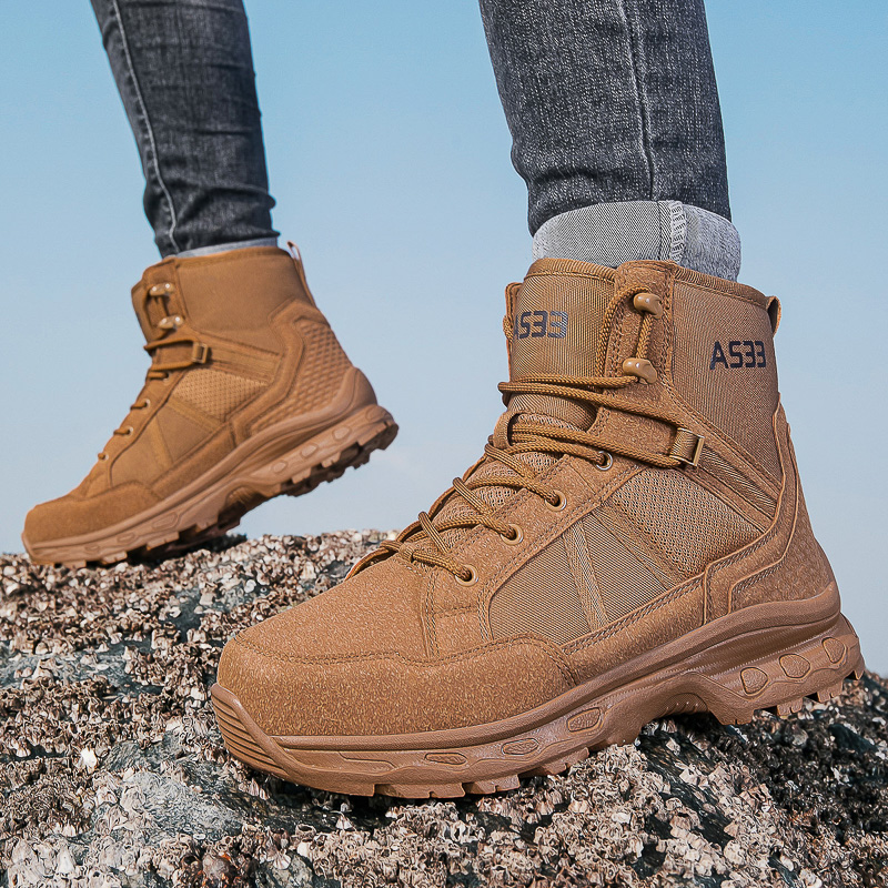 Men's Military Tactical Boots  – Guipure Lace Panel recenzja i cena