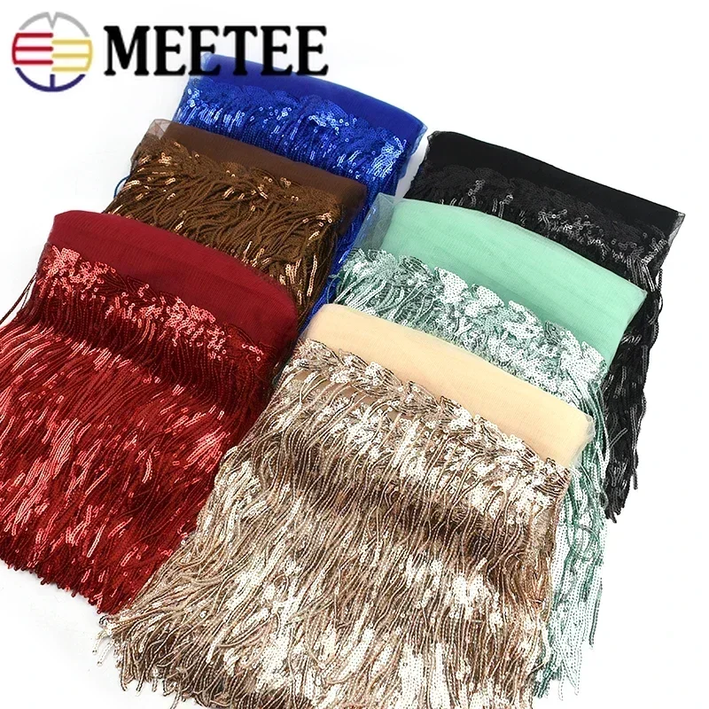 2/5/10Yards Sequin Embroidery  – Beaded Trim Fringe recenzja i cena