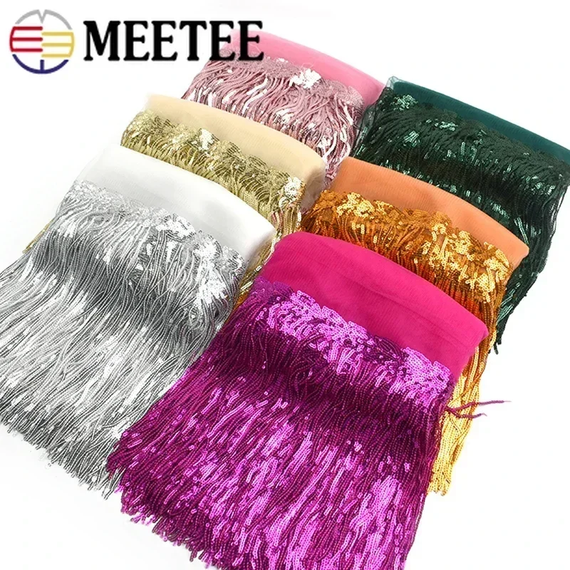 2/5/10Yards Sequin Embroidery  – Beaded Trim Fringe recenzja i cena