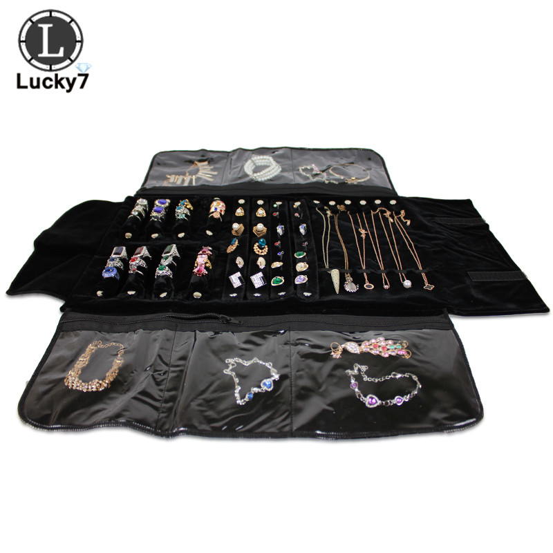 Portable Zipper Velvet Jewelry – Velvet Ribbon Roll recenzja i cena