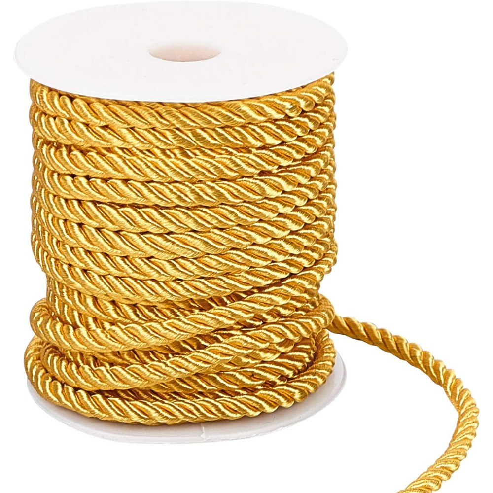 59 Feet Gold Cord 5mm Twisted  – Cord Trim Twisted recenzja i cena