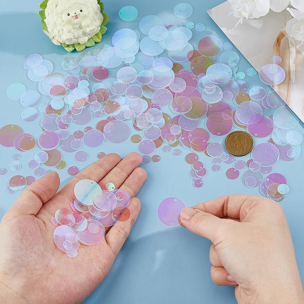 1800Pcs 6 Sizes Loose Sequin F – Embroidery Craft recenzja i cena