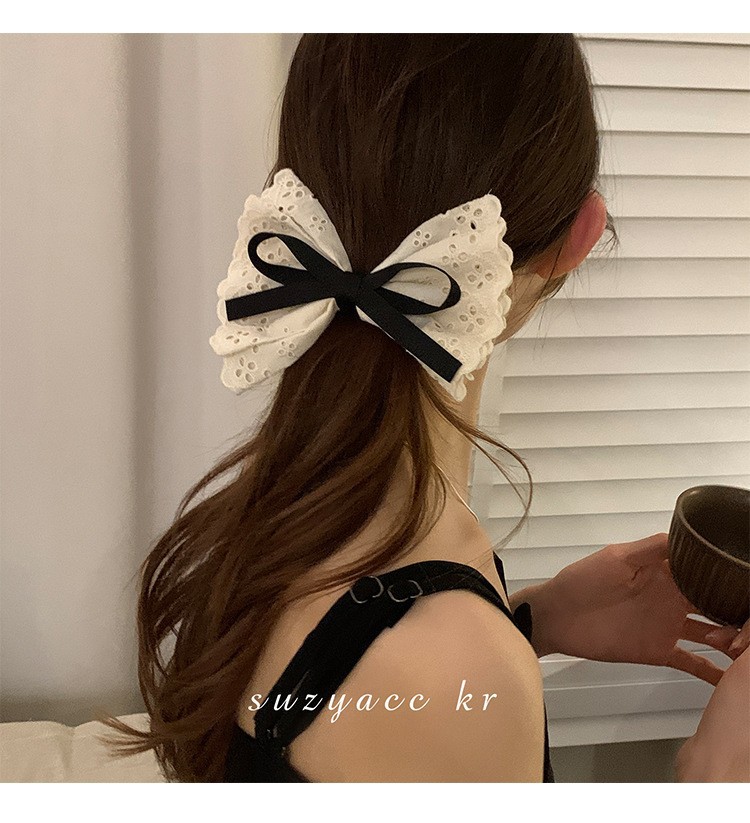 French retro double layered bo – Lace Ribbon Trim recenzja i cena