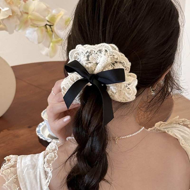 French retro double layered bo – Lace Ribbon Trim recenzja i cena