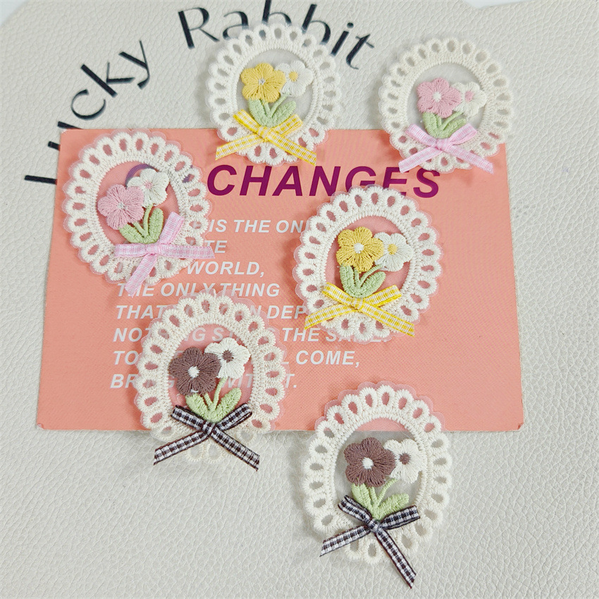 10PCS New Spring Summer Fresh  – Applique Patch Flower recenzja i cena