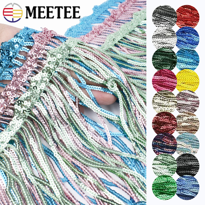 1-5Yards 17cm Latin DanceFring – Fringe Ribbon Sewing recenzja i cena