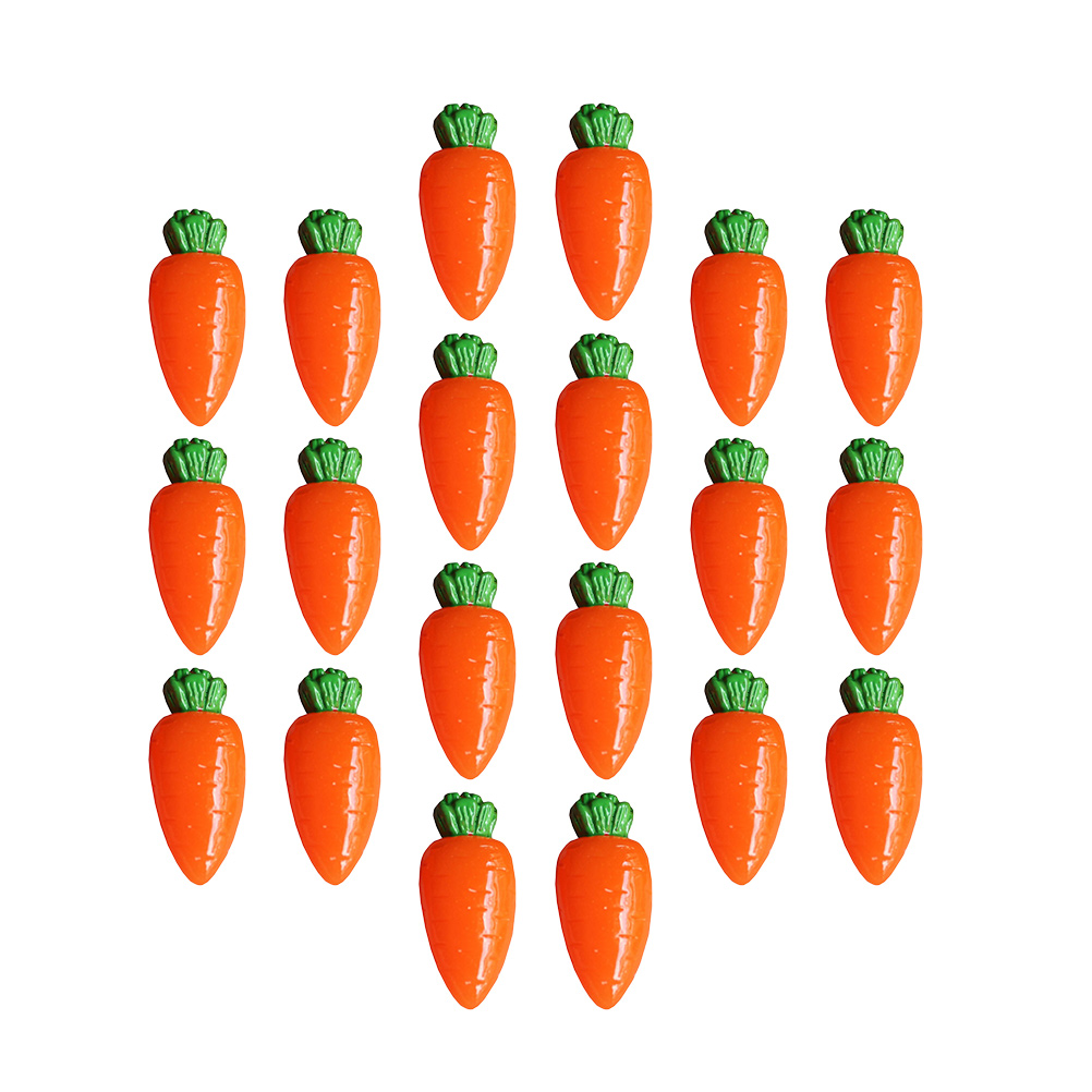  20 Pcs Simulated Carrot Acces – Embellishments For Scrapbooking recenzja i cena