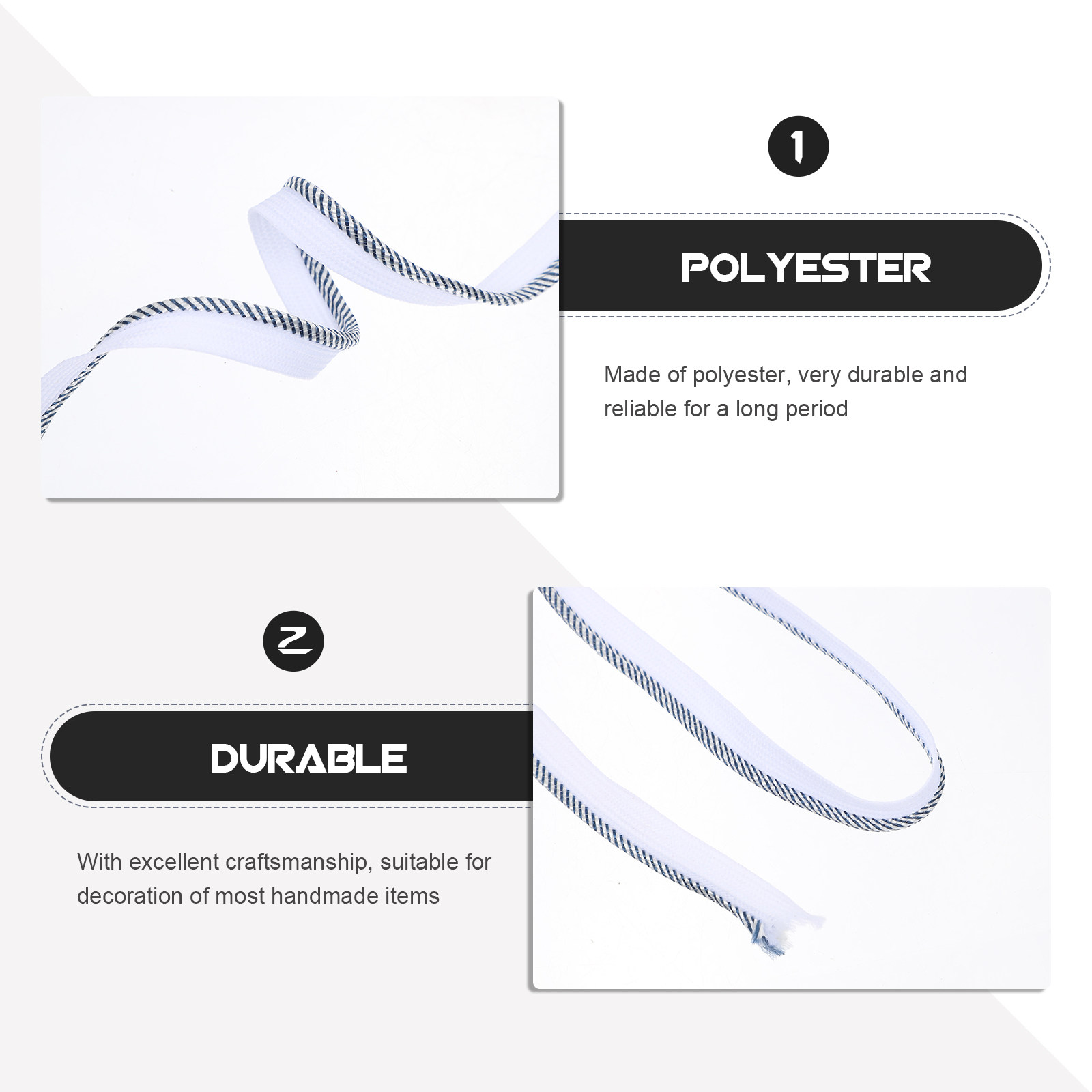 1 Roll Piping Cord Trim Polyes – Cord Trim Twisted recenzja i cena