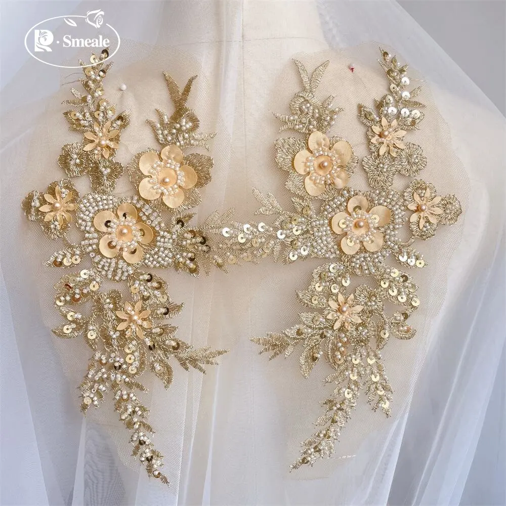 2PCS/1Pair New 12 Colors Sequi – Applique Patch Flower recenzja i cena