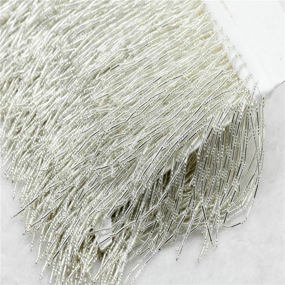 1yard 10cm wide glass Beaded F – Beaded Trim Fringe recenzja i cena