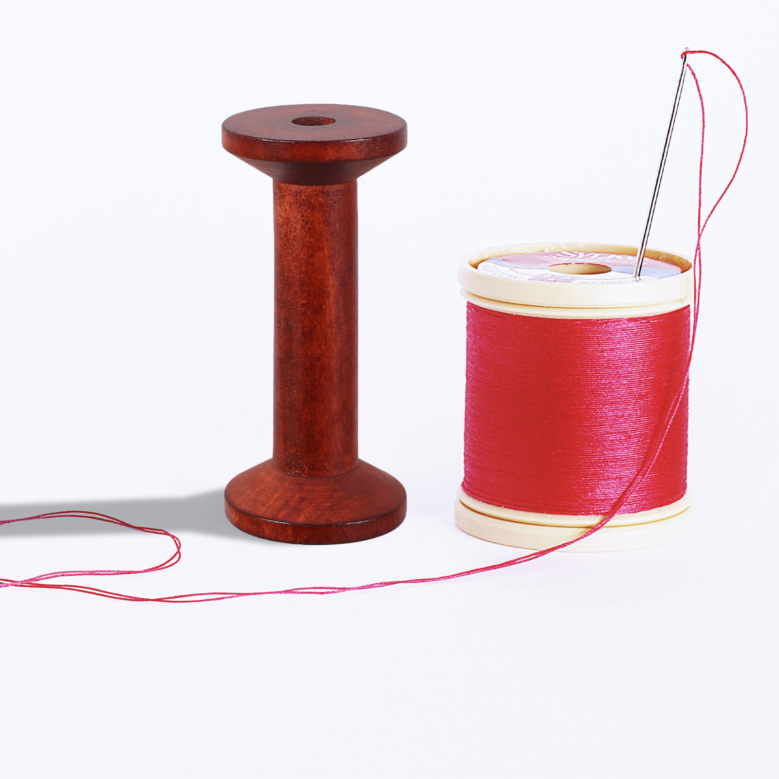 6Pcs Wooden Empty Spools for C – Embroidery Craft recenzja i cena
