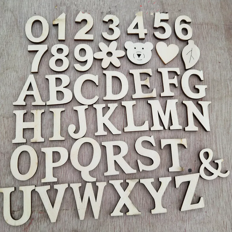 Self-sticking Wooden 0-9 Numbe – Embellishments For Scrapbooking recenzja i cena