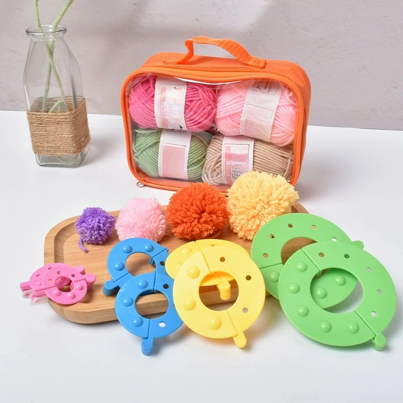 8PCS 4Sizes Fluff Ball Weaver  – Pom Pom Maker Tool recenzja i cena