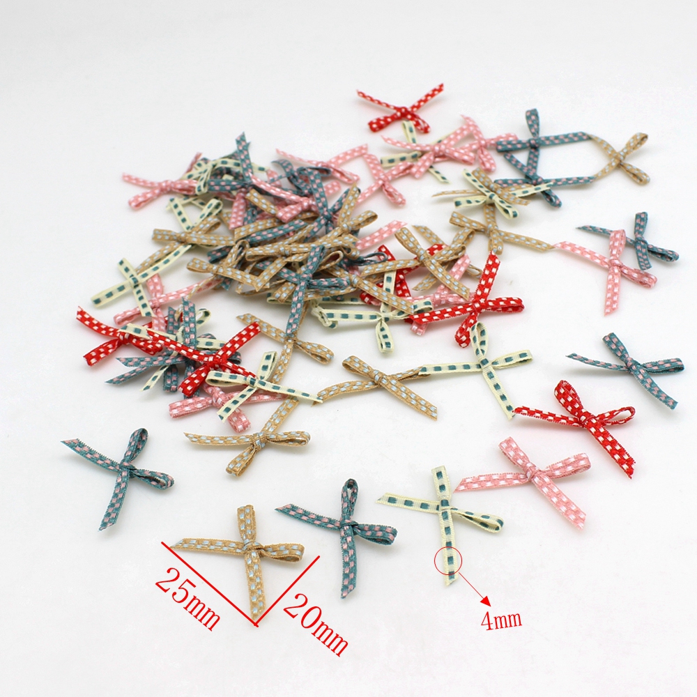 100pcs 2cm*3cm  Bowknot  Small – Embellishments For Scrapbooking recenzja i cena