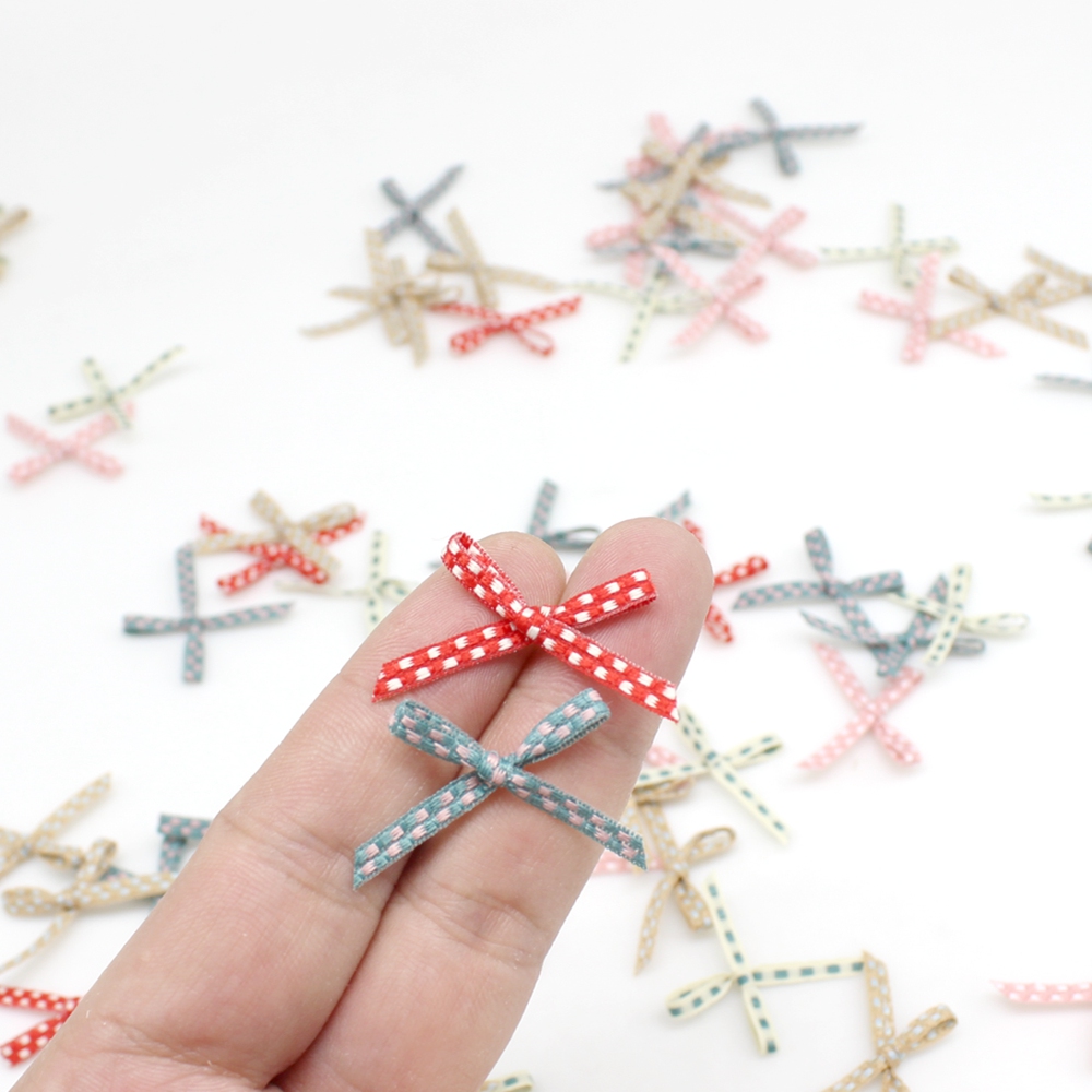 100pcs 2cm*3cm  Bowknot  Small – Embellishments For Scrapbooking recenzja i cena