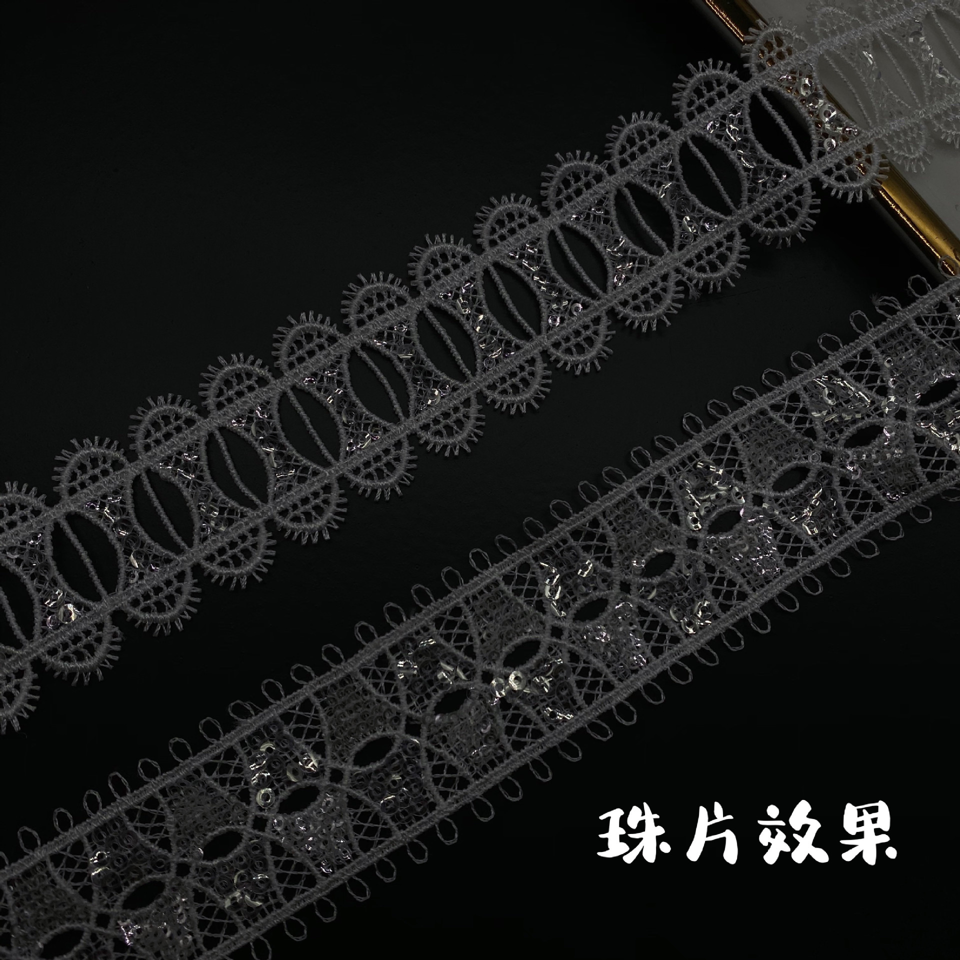 Hollow Wearable Sequins Ribbon – Lace Ribbon Trim recenzja i cena
