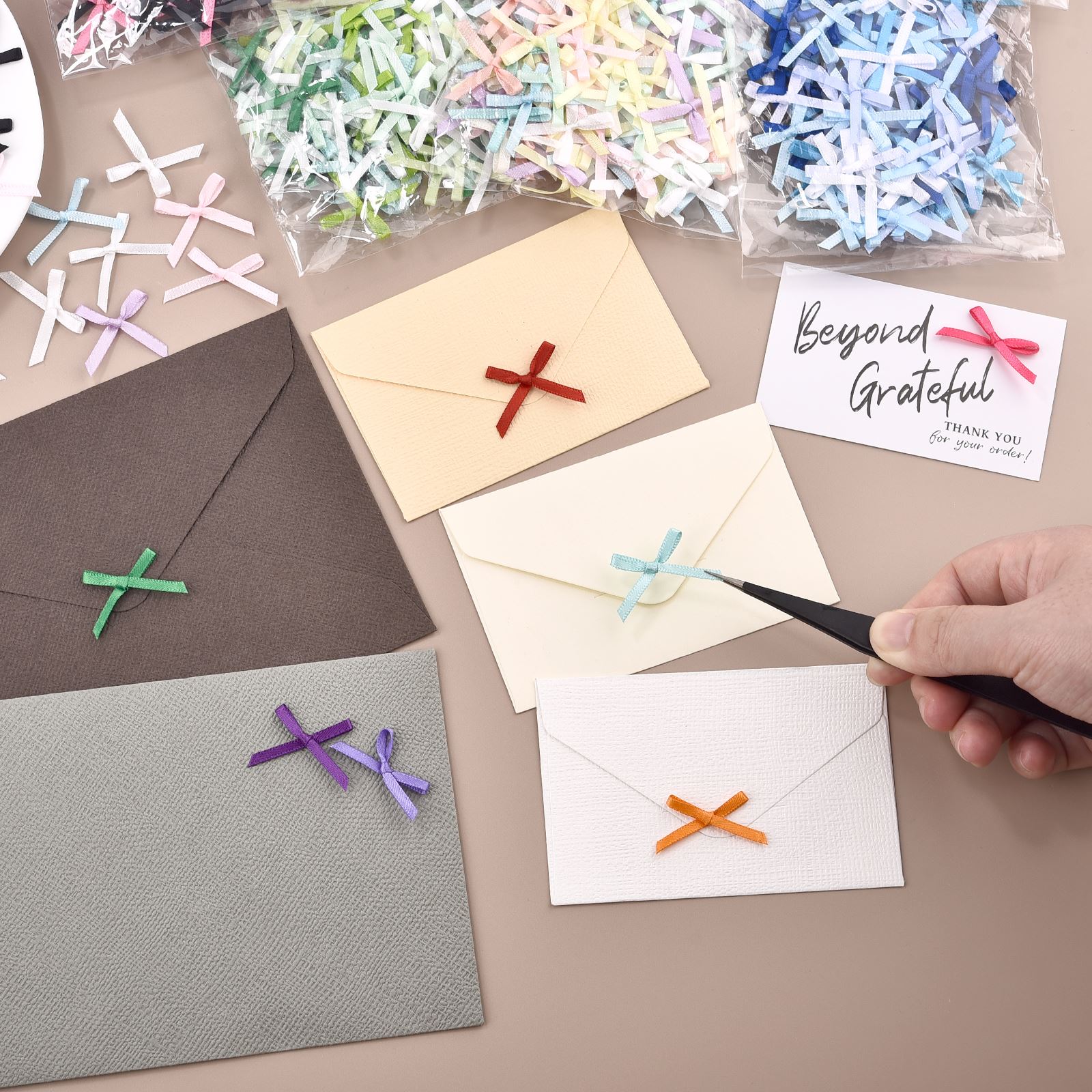 100Pcs 3mm Ribbons Mini Satin  – Embellishments For Scrapbooking recenzja i cena