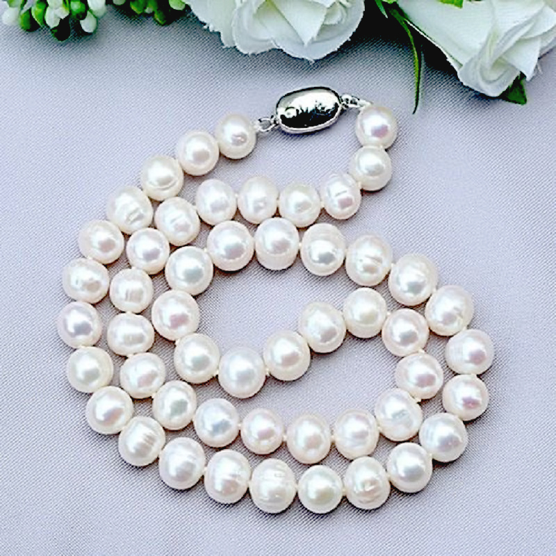 8-9mm Natural Freshwater Pearl – Pearl Trim Chain recenzja i cena