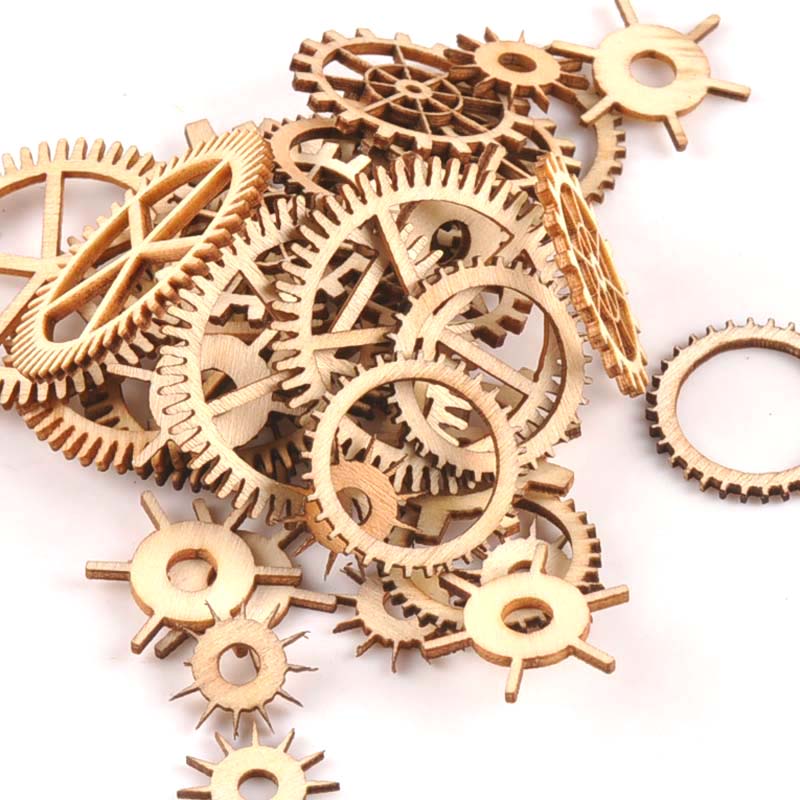 20-40mm 36pcs Unfinished Wood  – Embellishments For Scrapbooking recenzja i cena