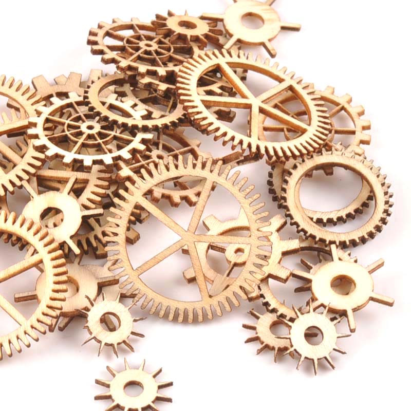 20-40mm 36pcs Unfinished Wood  – Embellishments For Scrapbooking recenzja i cena