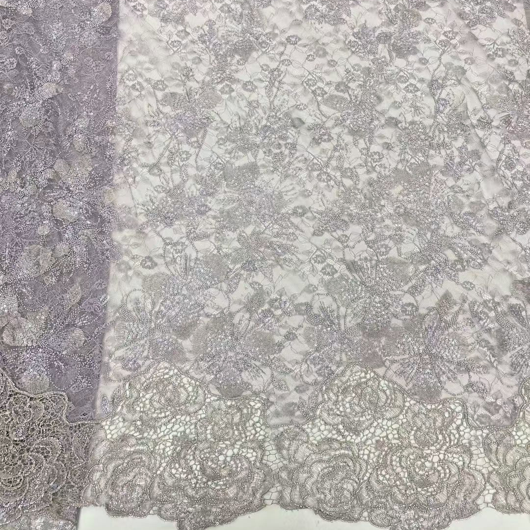 Lastest African French Floral  – Beaded Trim Fringe recenzja i cena
