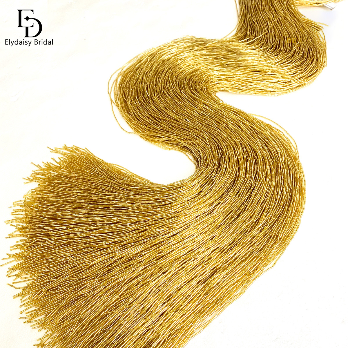 ELYDAISY 1Meter Length Champag – Fringe Ribbon Sewing recenzja i cena