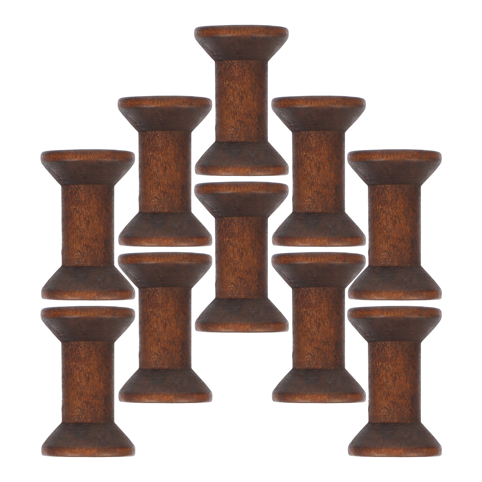 10Pcs Handcrafted Wooden Spool – Embroidery Craft recenzja i cena