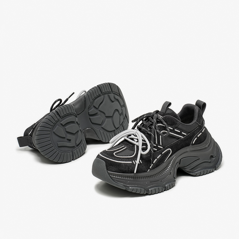 BBEAUTODAY Chunky Sneakers Wom – Guipure Lace Panel recenzja i cena