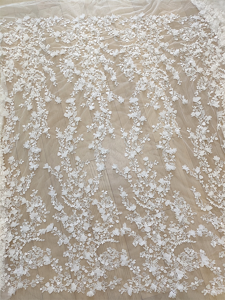 Ivory 3D Floral Hand Beaded La – Craft Embellishment recenzja i cena