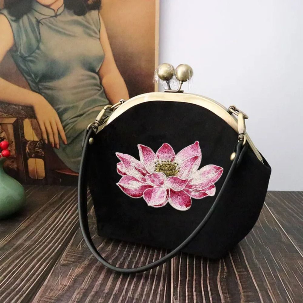 Soft Lotus Flower Patch Embroi – Applique Patch Flower recenzja i cena
