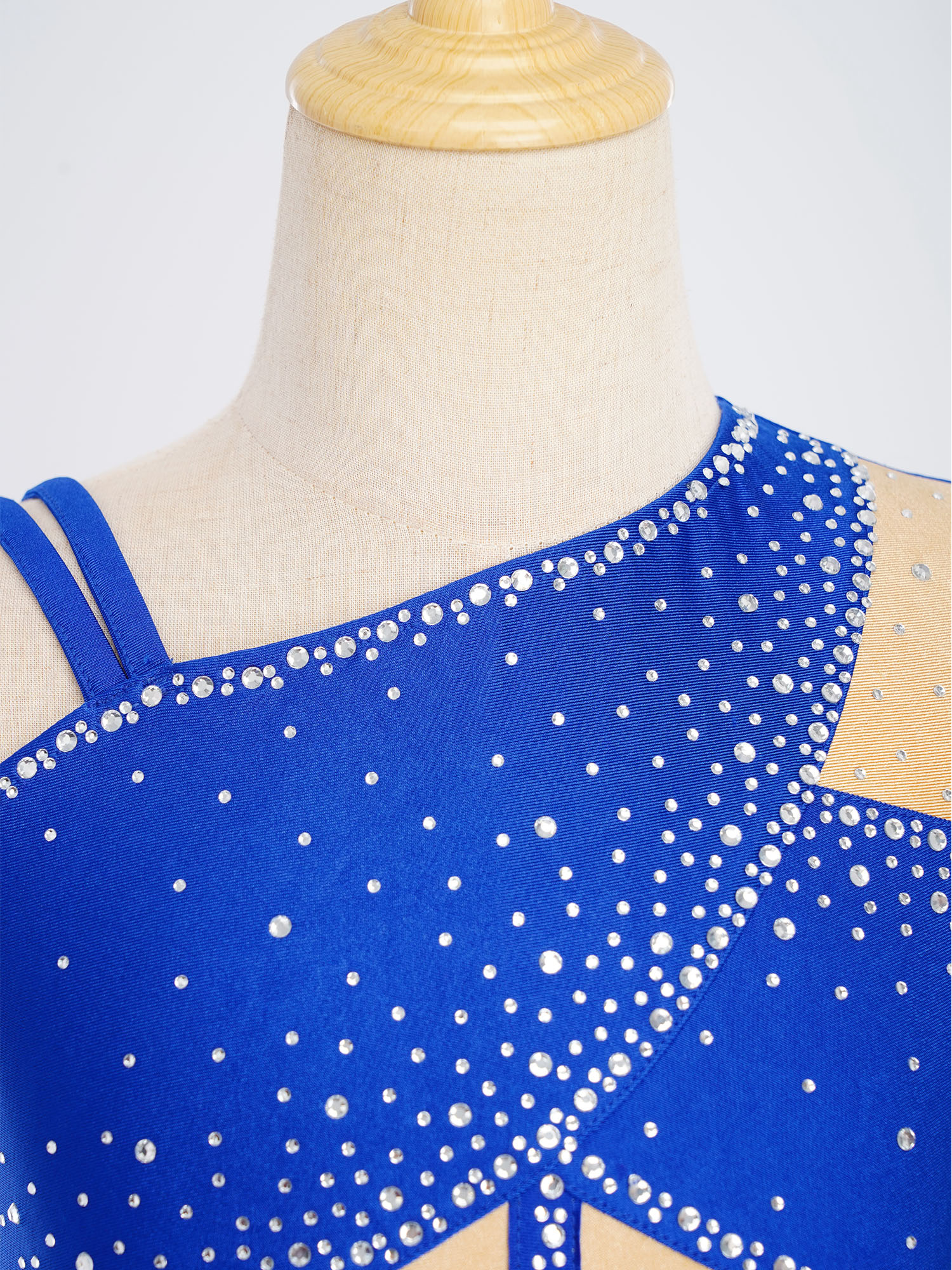 Kid Girls Figure Skating Balle – Rhinestone Banding Trim recenzja i cena