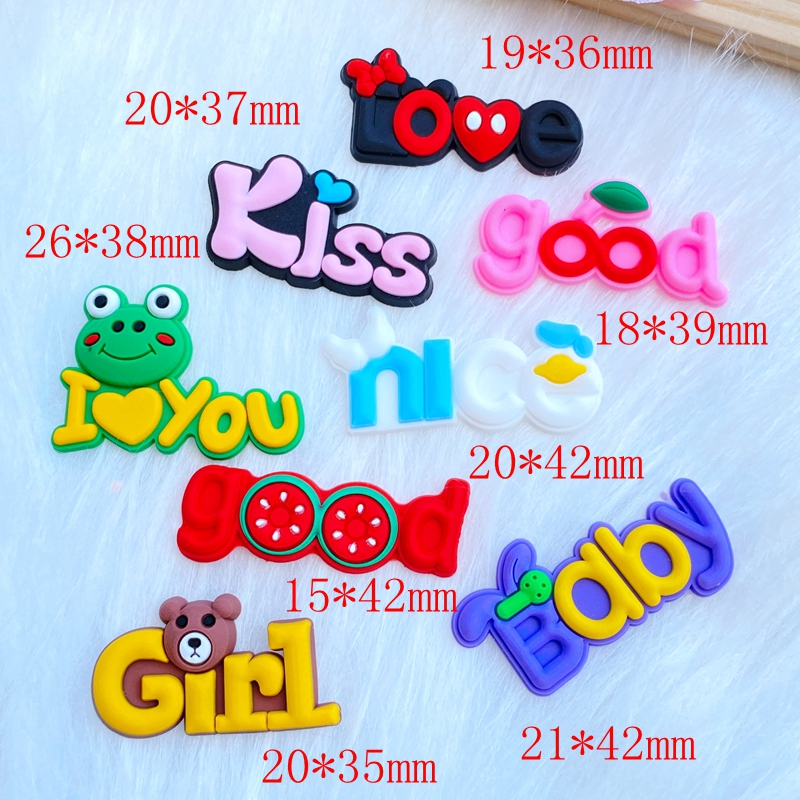 20pcs New Mini Lovely Letters  – Embellishment Glue Craft recenzja i cena