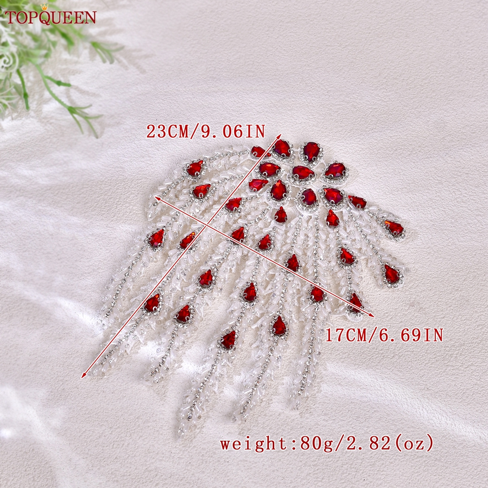 TOPQUEEN Hand-sewn Beaded Tass – Sew On Rhinestone recenzja i cena