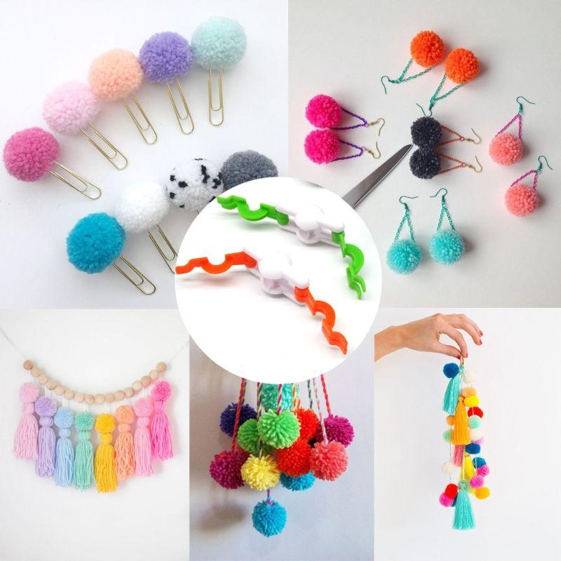 D8KF 2pcs Pom-Pom Maker for Fl – Pom Pom Maker Tool recenzja i cena