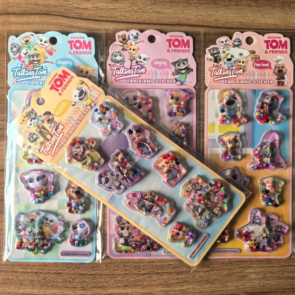 4Pack Fun Talking Tom Friends  – Craft Embellishment World recenzja i cena