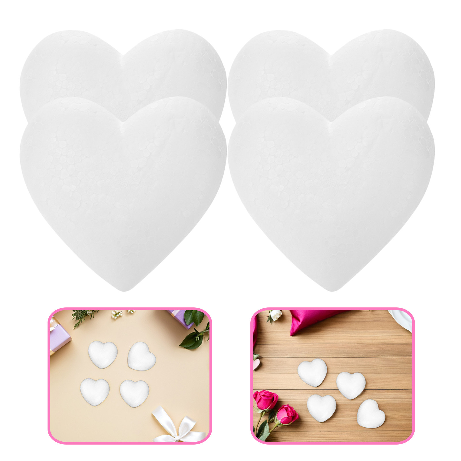20Pcs Blank Heart Foam Balls L – Craft Embellishment recenzja i cena